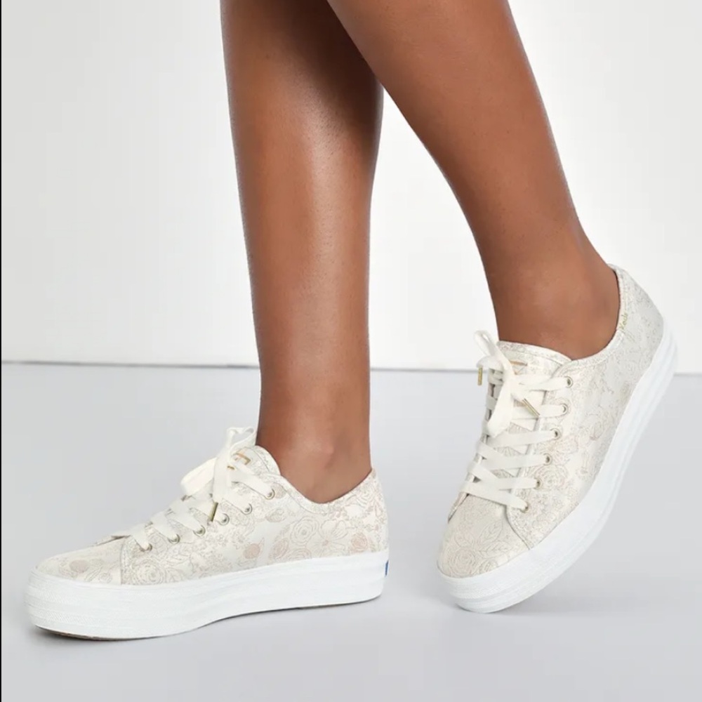 Keds shoes x rifle paper colab